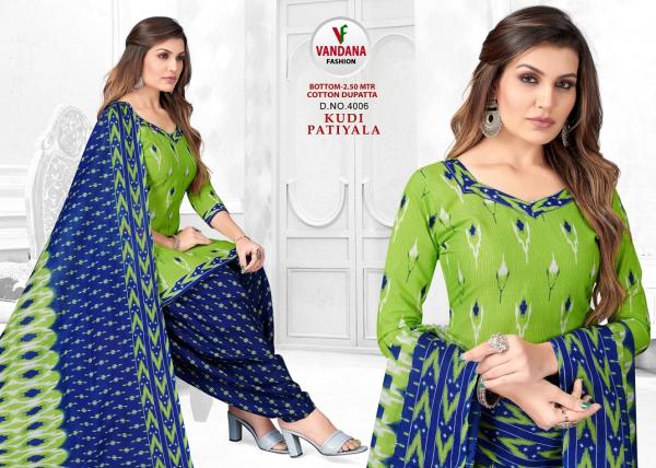 Vandana Kudi Patiyala Vol-4 indo Cotton Designer Exclusive Print Dress Material